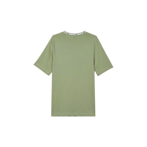 Nike Letter Logo Print Crew Neck Short Sleeve T-Shirt for Men In Green