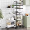 Multi-Layer Kitchen Rack Floor Stand Multi-Layer Household Microwave Stove Shelves Multi Scene Tool Pot Racks Kitchen Storage