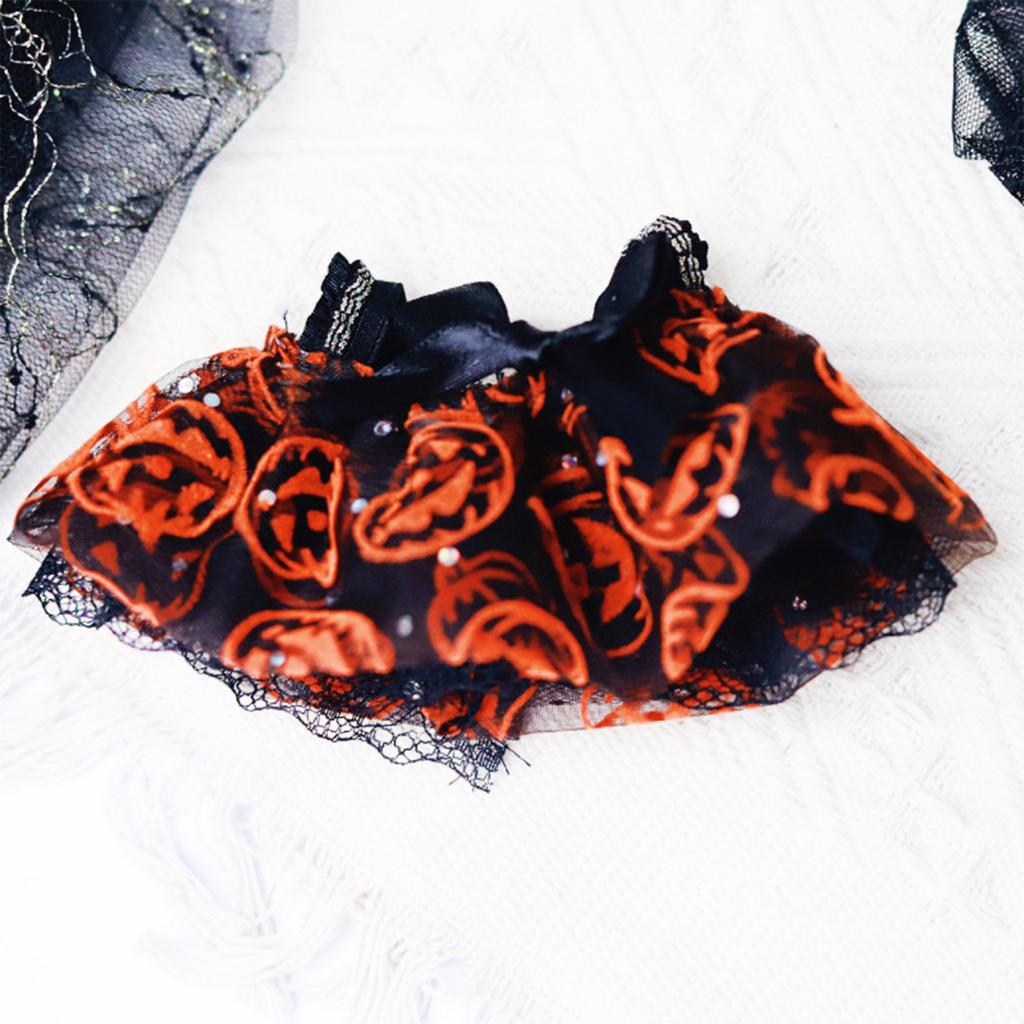Halloween  Costume Black Hat Doll Clothes Vinyl Doll Cute Clothes