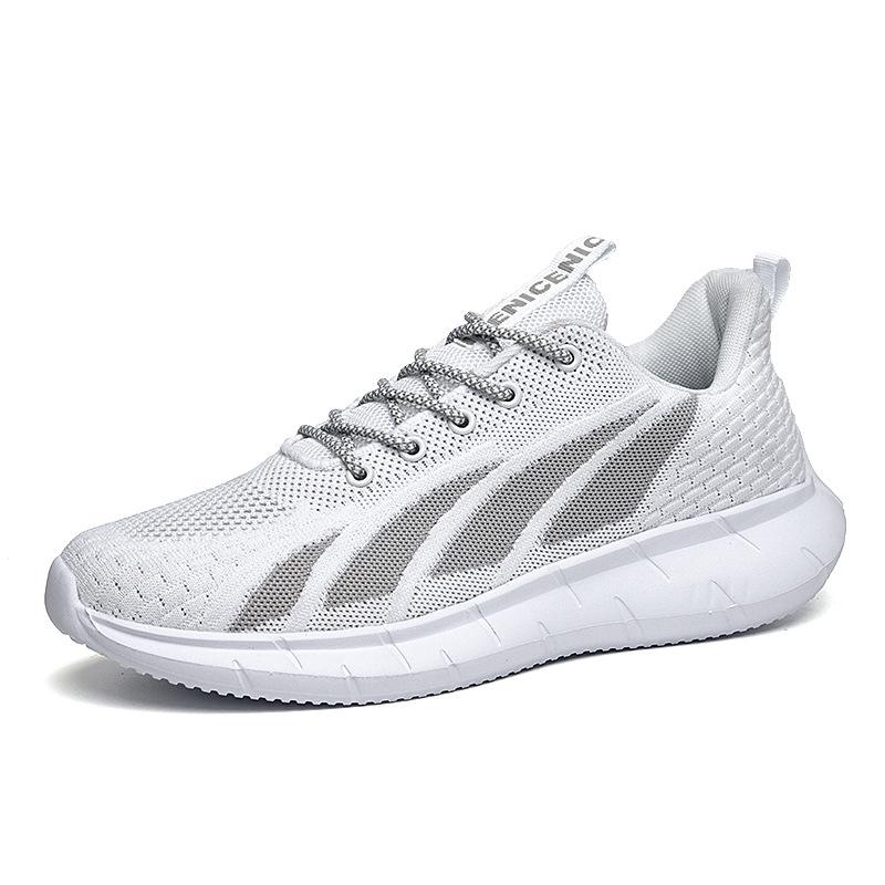 

2021 Лето Весна Мужская Обувь Fly-Woven Mesh Дышащая Спортивная Обувь Универсальная Повседневная Модная Обувь 39