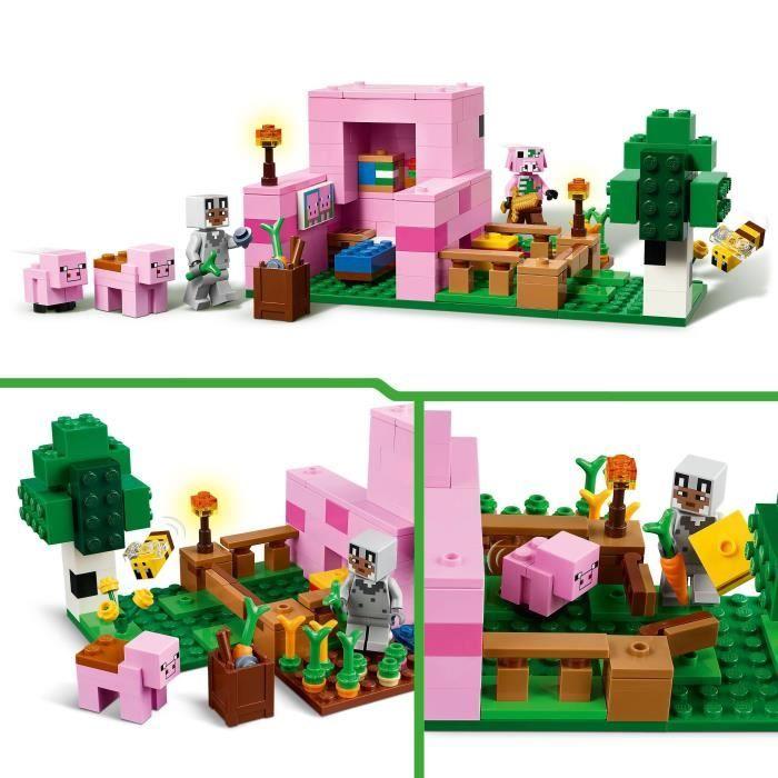 LEGO Minecraft 21268 La maison de Porcelet - Jeu de construction pour enfant dès 7 ans