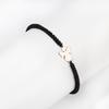 New Stainless Steel Angel Bracelet Handwoven Women's Adjustable Black Red Pink Woven Angel Bracelet