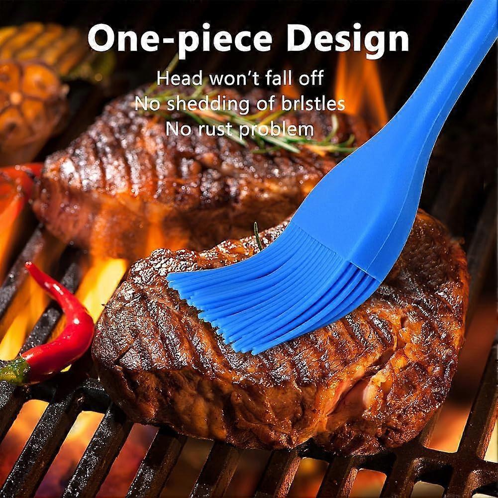 Silicone Basting Pastry Brush Set 2 Pack Heat Resistant Spread Oil