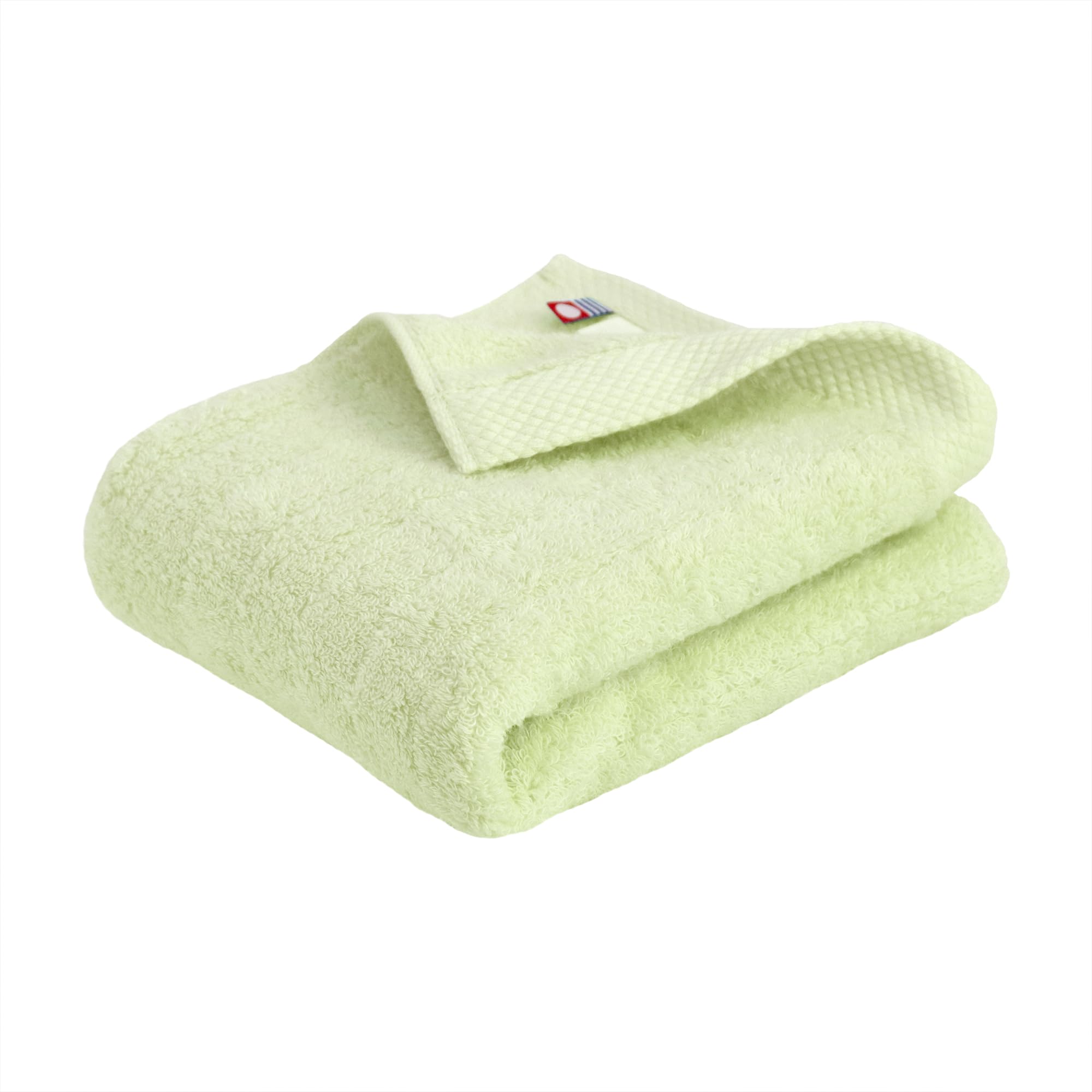 

Полотенце Imabari Пушистое ребристое полотенце для лица Лаймово-зеленое Сделано в Японии Изготовлено из очень длинного хлопка зеленый лайм