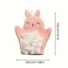 1pc Cute Cartoon Bath Glove, Non-Electric Bath Scrubber, Simple & Convenient Mud Rubbing Tool, Adorable Bath Towel, Back Scrub Accessory for Home & Ki