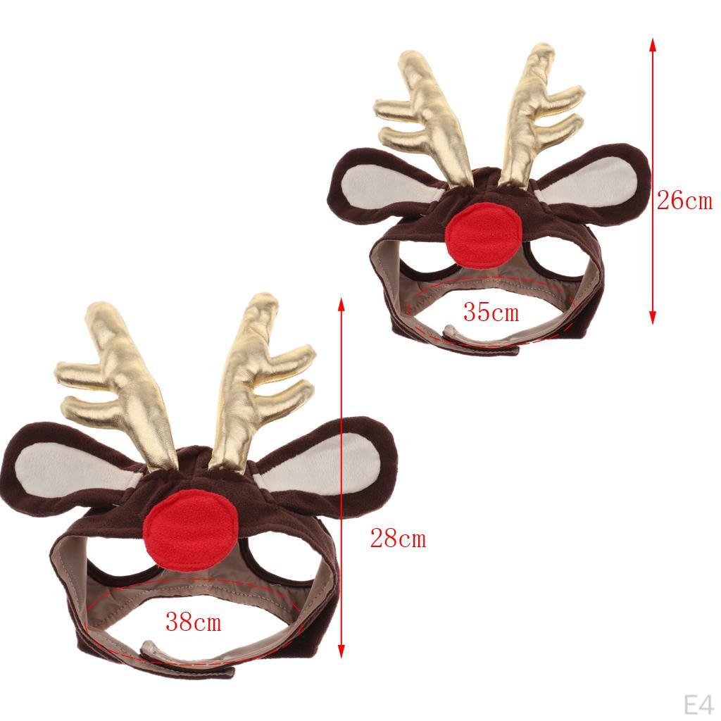 Costume And Dog Headwear Pet Deer Antlers L