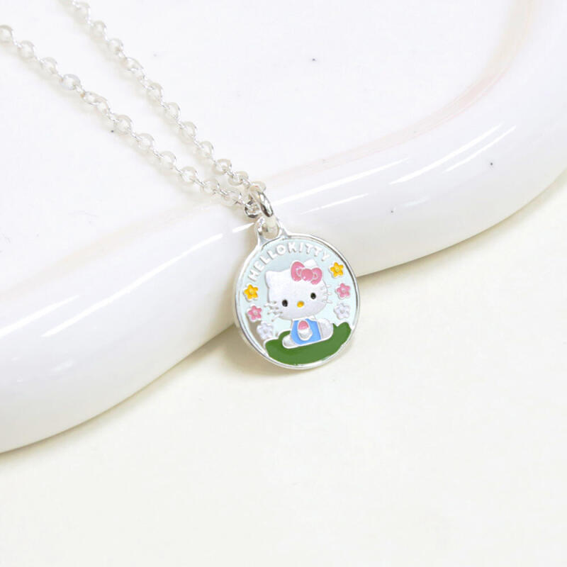 925 Silver Hello Kitty Picnic Children's Lost and Found Necklace