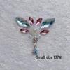 Children's Floral Face Stickers with Crystal Diamonds & Tassels for Ancient Style Makeup