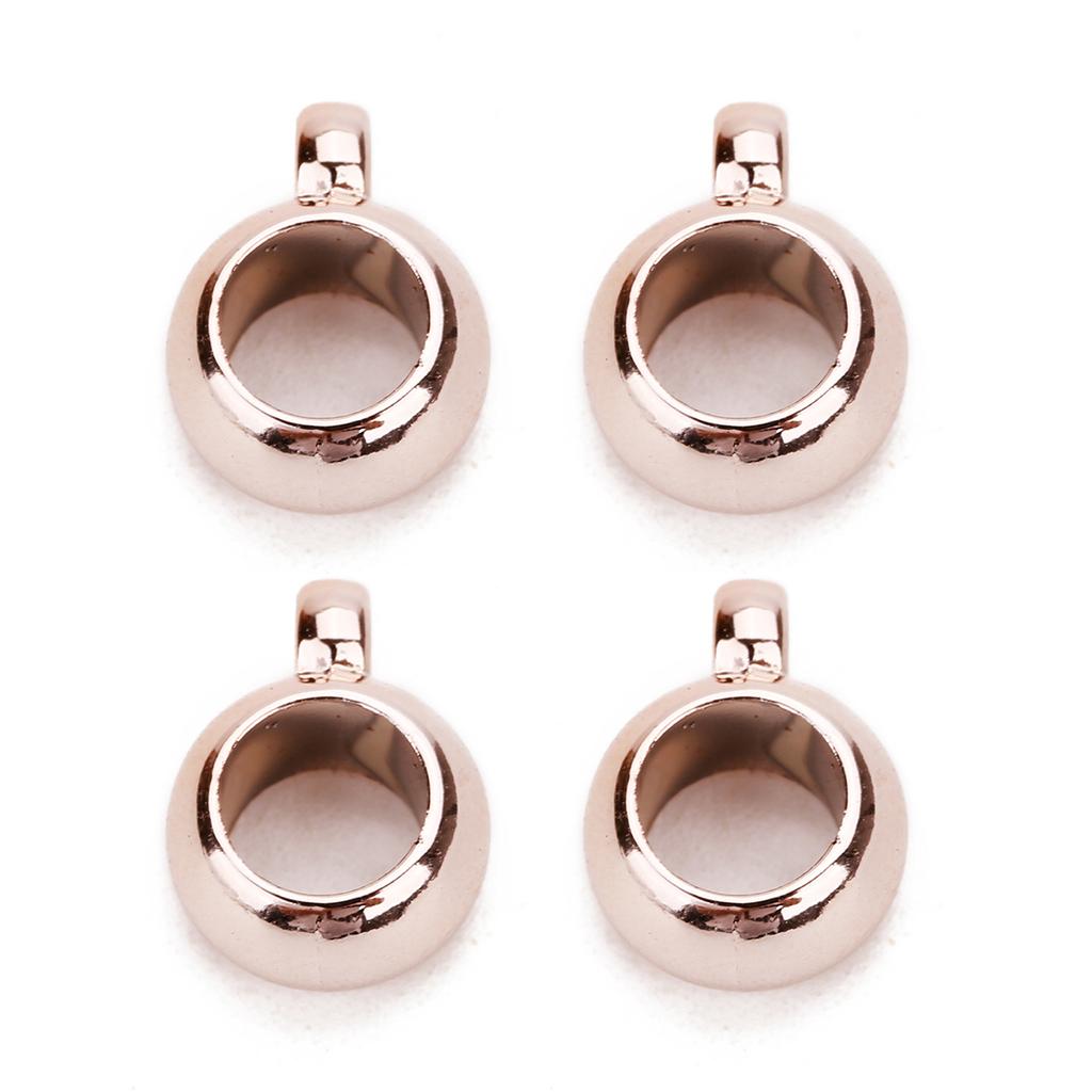 100pcs/Lot CCB Big Hole Beads with Hanging Clip Clasp Pendant Spacer Charms Bead for DIY Jewelry Making Accessories Supplies