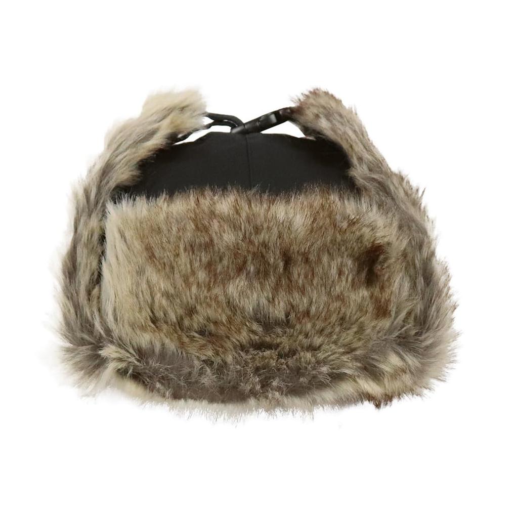 Gorra de Vuelo de Piloto AVIREX con Orejeras para Hombre y Gorra de Vuelo Militar con Nombre de Marca con Gorra 14534200 Gratis, Mujer, Piel, Negro, Talla,