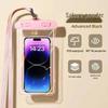 Waterproof Touchscreen Phone Pouch for Swimming, Diving, and Delivery Riders