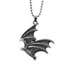Gothic Bat Pendant Necklace Elegant Alloy Jewelry Unique Gothic Bat Necklace For Unique Style And Special Occasions