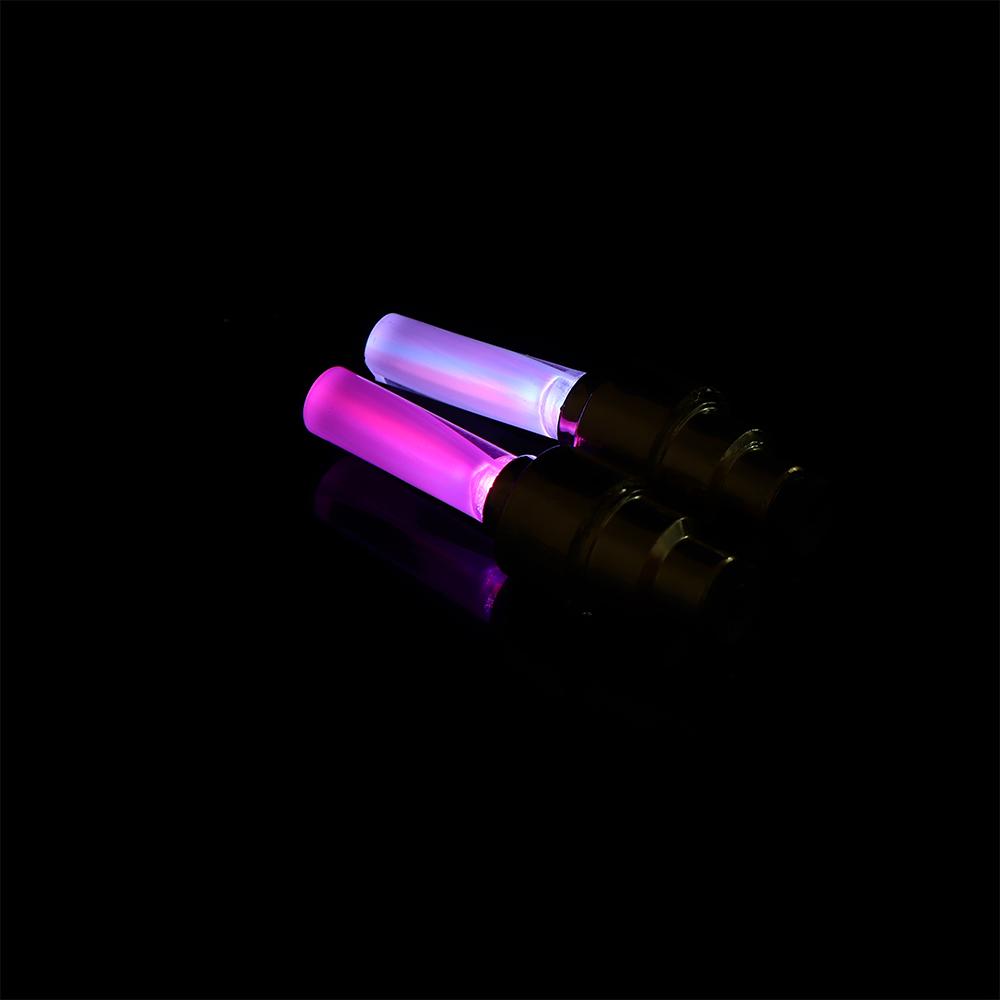 New Night Light Car Tire Valve Caps Lamp LED Light Bike Decoration Bicycle Accessories Tire Lamp
