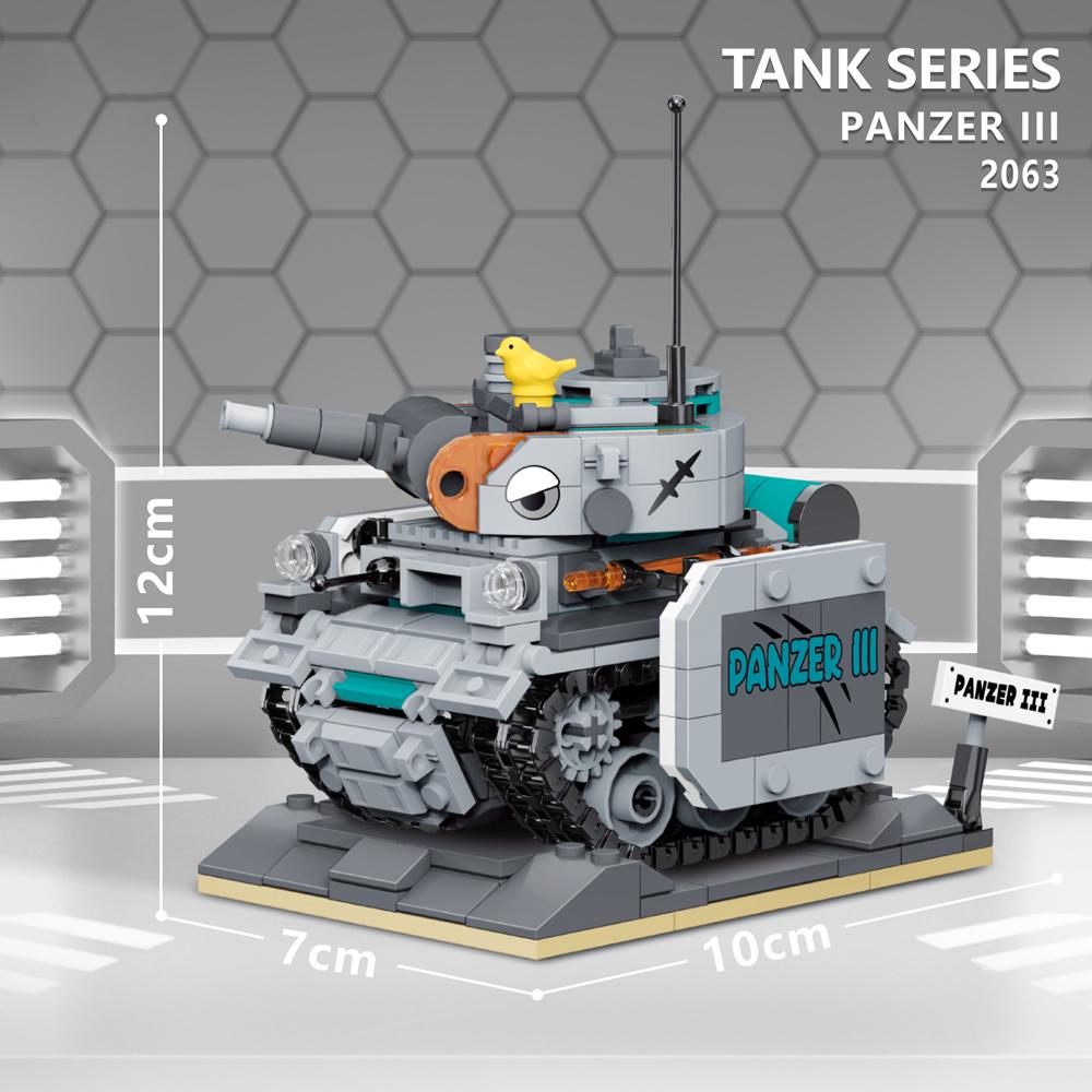 KNEW BUILT Military Miniature Tank Creating Pieces Kid Learning Toysets Educational Toy Bricks Model Construction Set for Youngsters Restless