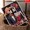 Halloween pearl painting art full pearl handmade diy home decorations couple floral elegant art wall decor wedding gift craft