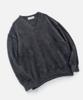 VASTIC Hairy Reverse V-Neck Knit_Charcoal