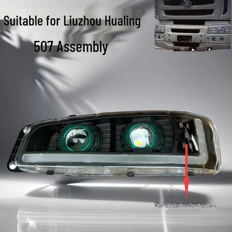 

Dual-Lens Angel Eyes: Sequential Turn Signal LED Headlights for Baolong 507 & 609 Left Headlight