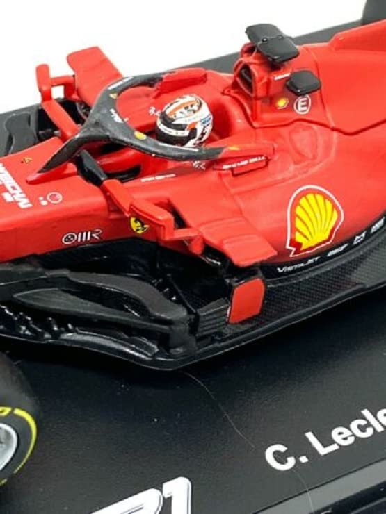 Bburago Scale Signature Series Ferrari F1 SF21 Charles Leclerc 2021 FERRARI FORMULA 1 F1 SF21 Leclerc Race Sports Car Diecast Model 1/43 #16