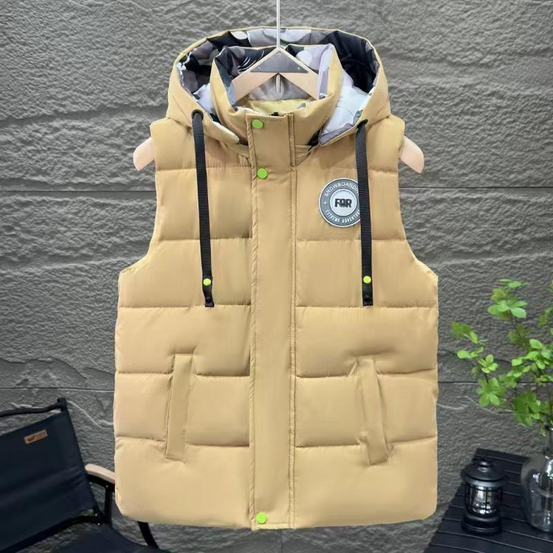 Autumn/Winter Cotton Padded Vest - Warm, Thickened, Sleeveless Jacket for Middle School Students, Youth Unisex 