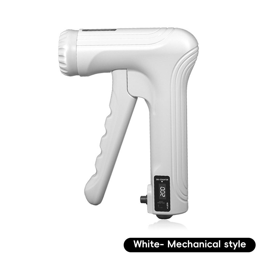 

Электронный кистевой эспандер с подсчетом повторений, регулируемым сопротивлением, профессиональное устройство для тренировки и реабилитации пальцев Mechanical style белый