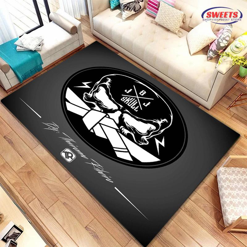 Jiu-Jitsu Warrior Japanese Bjj Gi &Black Belt Mma Carpet for Home Living Room Bedroom Sofa Doormat Floor Rug Anti-slip Decor Mat