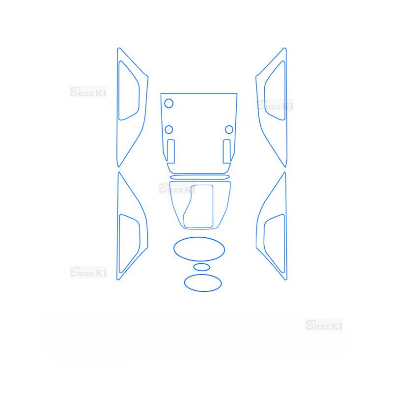 For Subaru Outback Legacy 2015- Gearbox Navigation Automotive Interior Protective Film Anti-Scratch Accessories Sticker