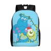 Zaino Mike Wazowski Uomo Donna Casual Borsa per Libri per College Scuola Borse Mostro Carine