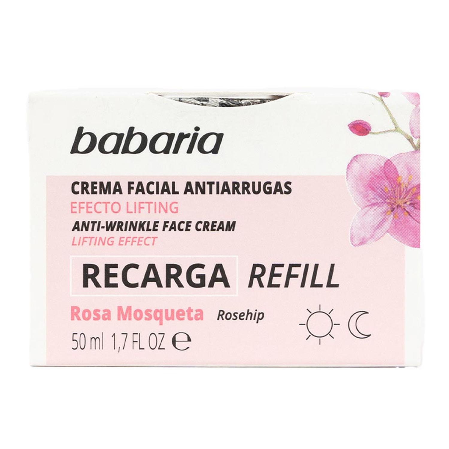 

Babaria Rosa Mosqueta Crema Facial Anti-Arrugas Vegano Relleno 50ml