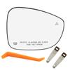 Rearview Mirror Glass Door Wing Mirror Heated Side Mirror Glass Blind Spot for Chrysler Pacifica 2017-2026 Voyager 2020-2026 LHD