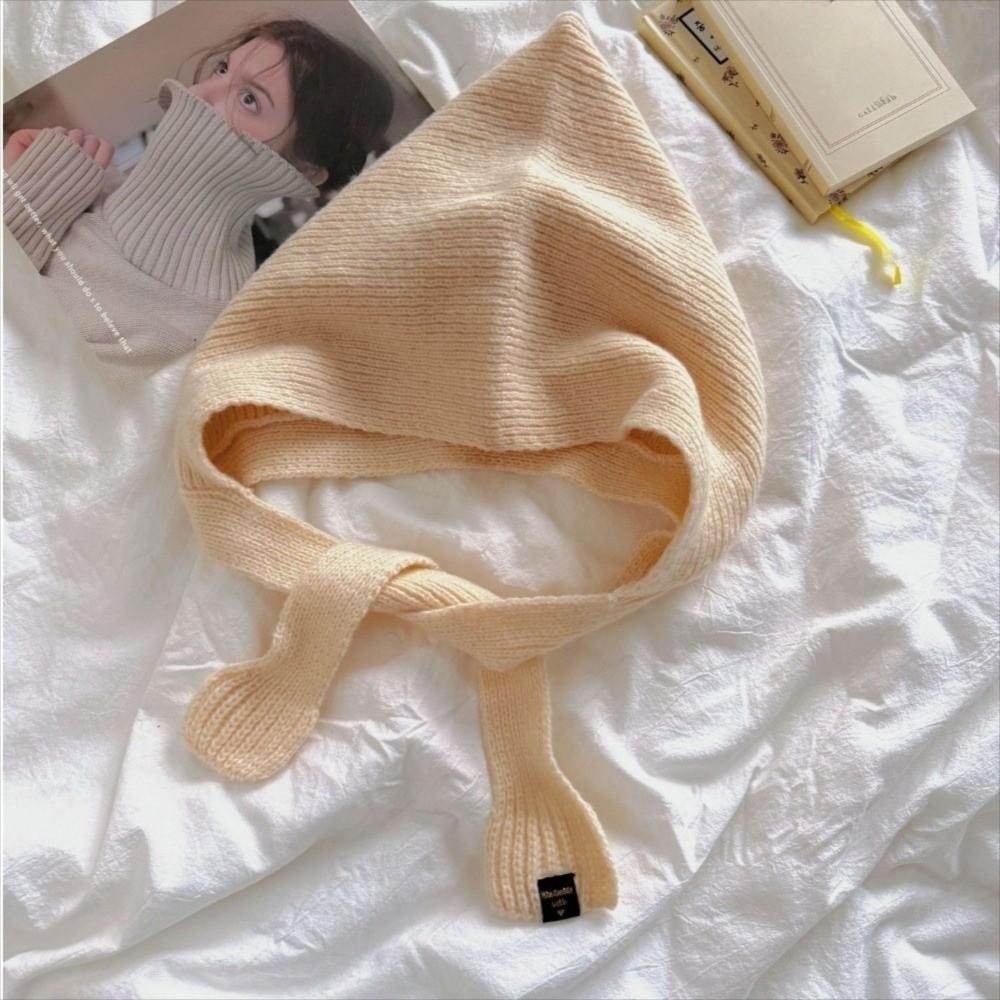 Ear Protection Balaclava Cap Korean Style Scarf Hat Vintage Coldproof Hooded Caps Girls