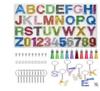 DIY Epoxy Resin Crystal Letter Silicone Set for Key Pendant Crafting
