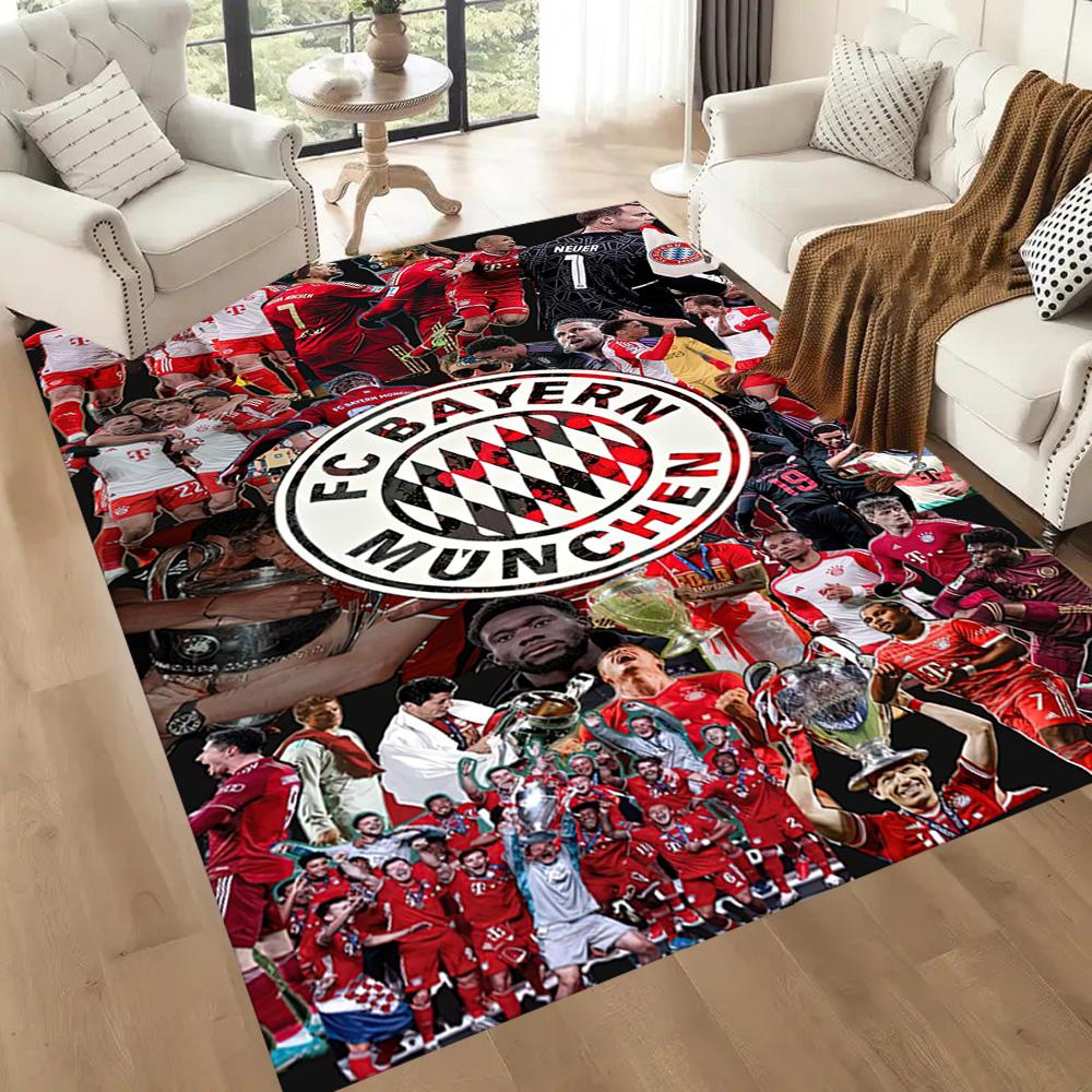 Bayern Munich Area Rug Design for Outdoor Study room Dormitory Entryway Anti-slip Rug Decorate Offices Wedding Party Gift