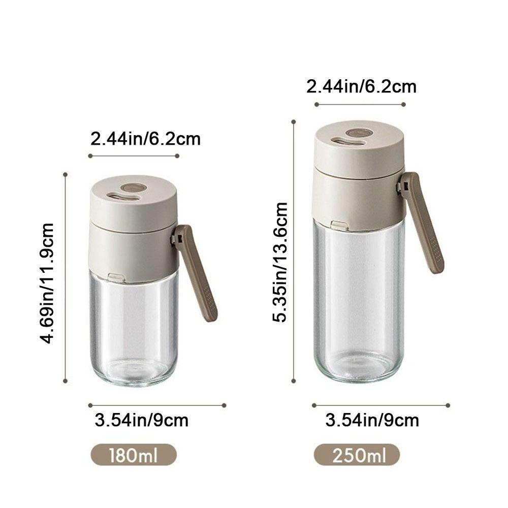 3Pcs Push Type Quantitative Sprinkler 180/250ml Spice Bottle Seasoning Container  Restaurants