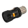 2 st P21W LED-lampa BA15S 12V inget fel, orange Off-Road