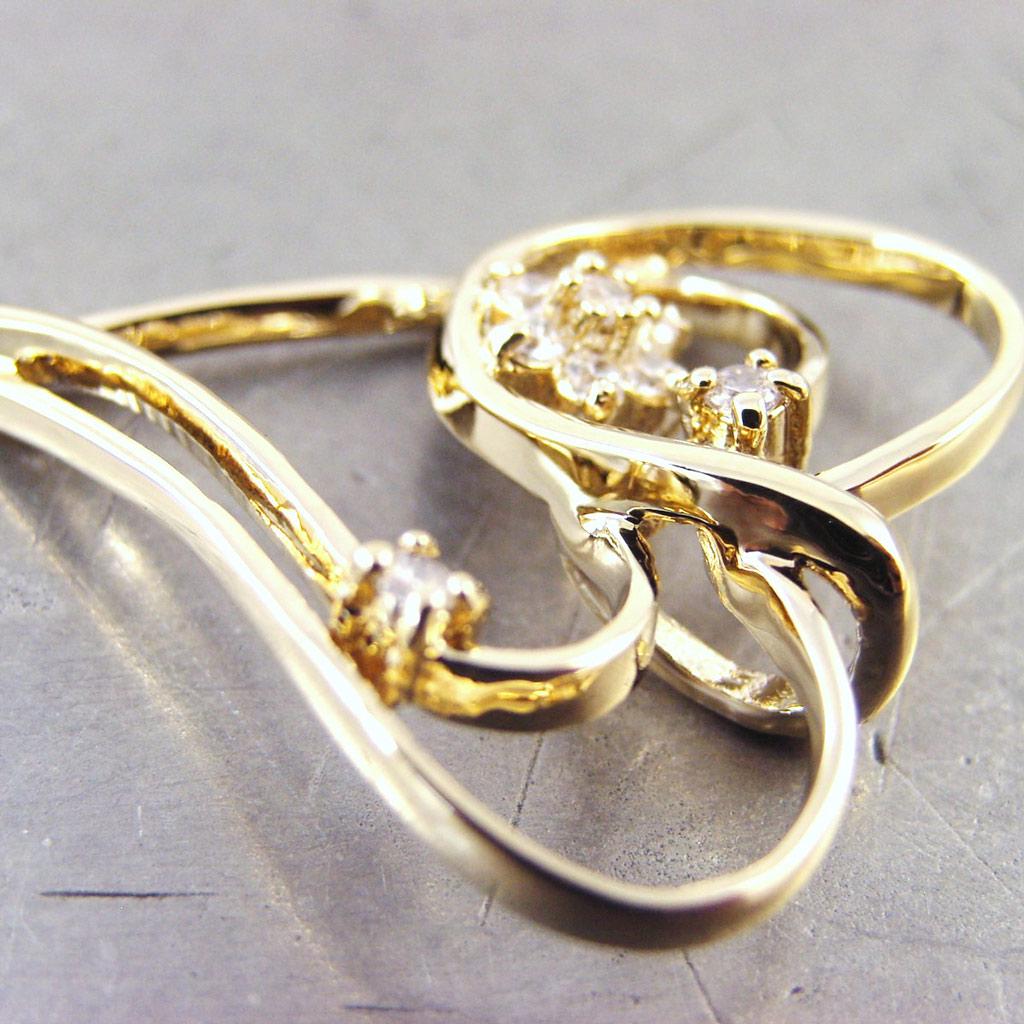 Les Trésors De Lily [G1695] - Pendentif Plaqué Or 'Love Celebration'