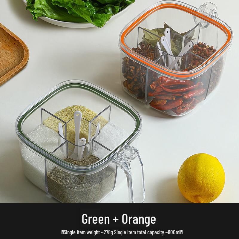 Multi-Grid Kitchen Seasoning Box