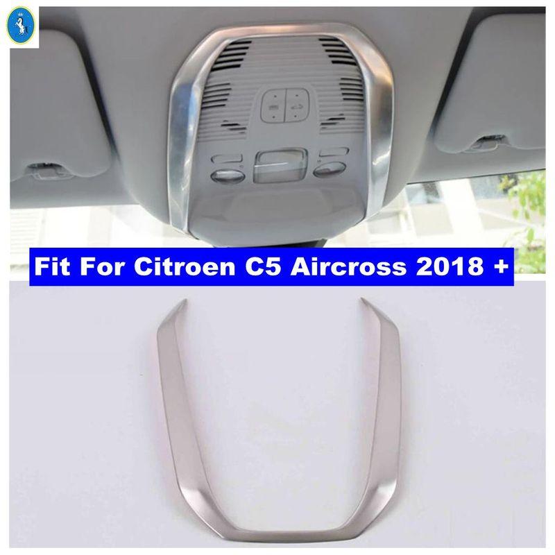 

For Citroen C5 Aircross 2018 Matte Auto Reading Lights Lamps Decor Cover Trim Stainless Steel Accessories