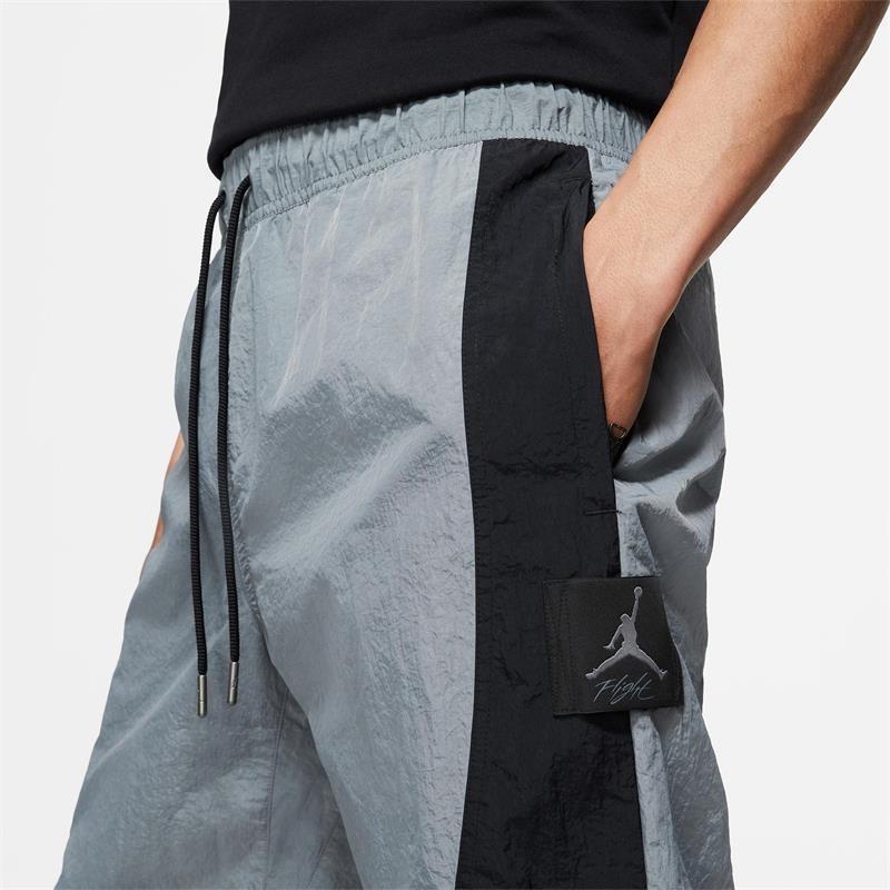 Jordan Flight Color-Block Breathable Drawstring Sports Pants Men Bottoms Grey CV3175-084