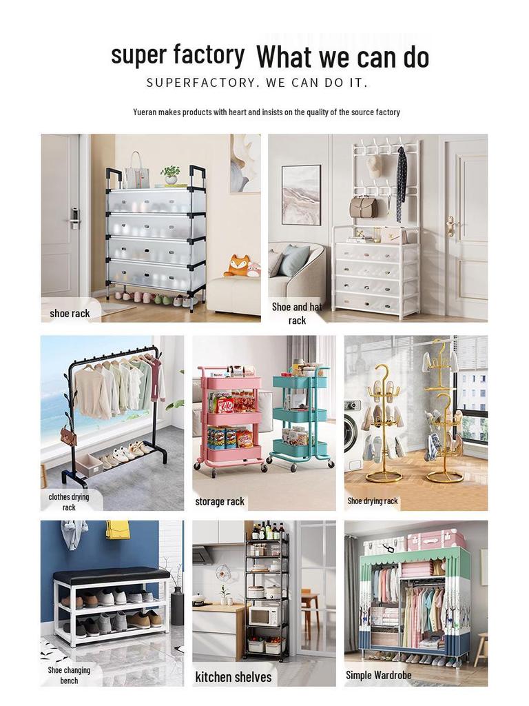 Multi-layer Space-saving Shoe Rack for Dorms and Homes