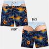 Funny Design Swim Trunks Fake Butt Shorts for Men Thong Illusion Fake Denim Gifts S-5XL Beach Shorts