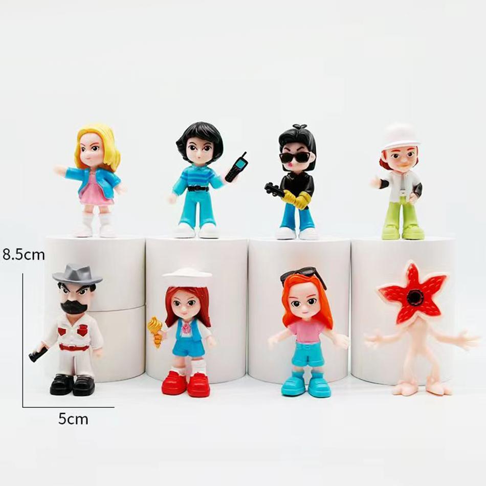 New Stranger Anime Figure Toys Cute PVC Action Figure Model Steve Monster Dolls Kids Birthday Decoration Toy Gifts