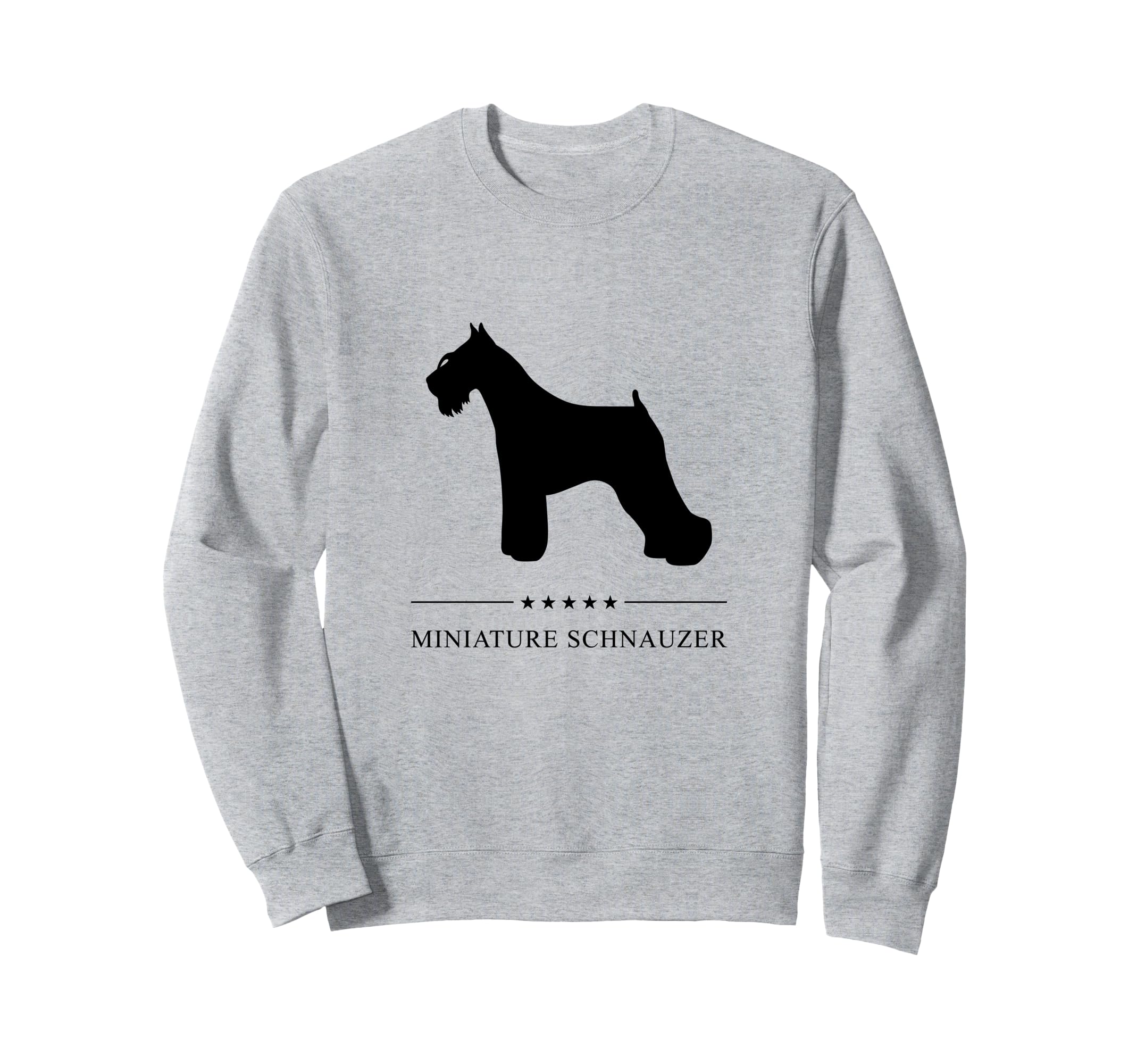 

Miniature Schnauzer Black Silhouette Sweatshirt