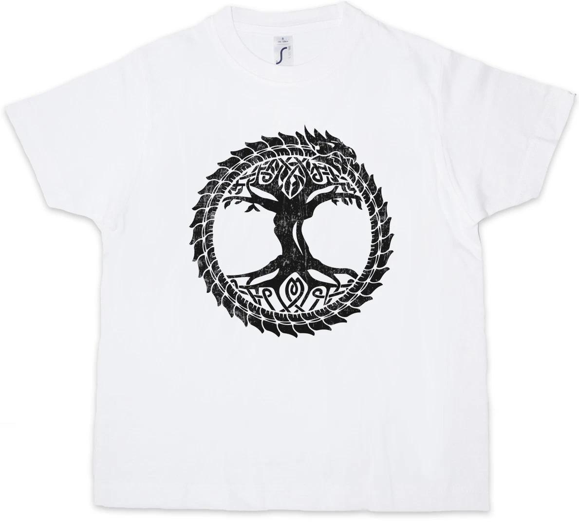 OUROBOROS YGGDRASIL Kids Boys kids boys T-Shirt Uroboros Ancient Myths Snake Arsen Celtic 110