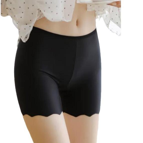 Ice Silk Seamless Safety Boxer Briefs for Summer To Prevent Exposure and Provide Sexy Insurance.