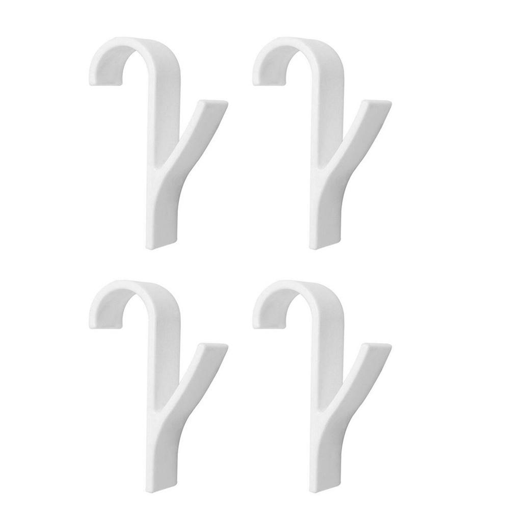 

4/6pcs Storage Hooks PVC Clothes Hangers Hanging Household Towel Holders