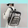 Transparenter PVC-Rucksack mit wasserdichtem Design für den täglichen Gebrauch und Laptops