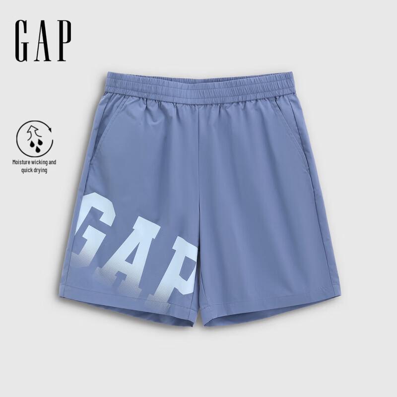 GAP Men s Logo Print Moisture-Wicking Casual Shorts 185/96A
