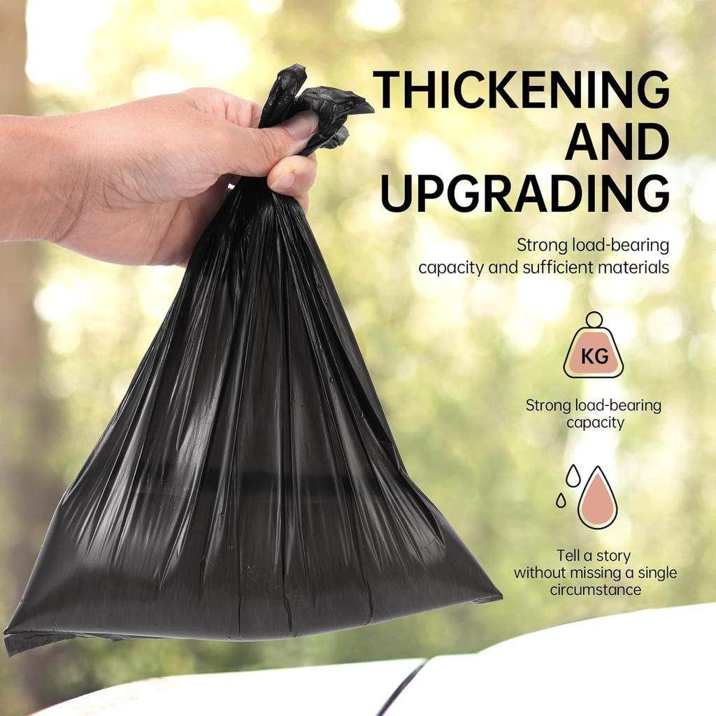 Car Trash Can Bags (5-Pack) Total 75 Bags- For Car