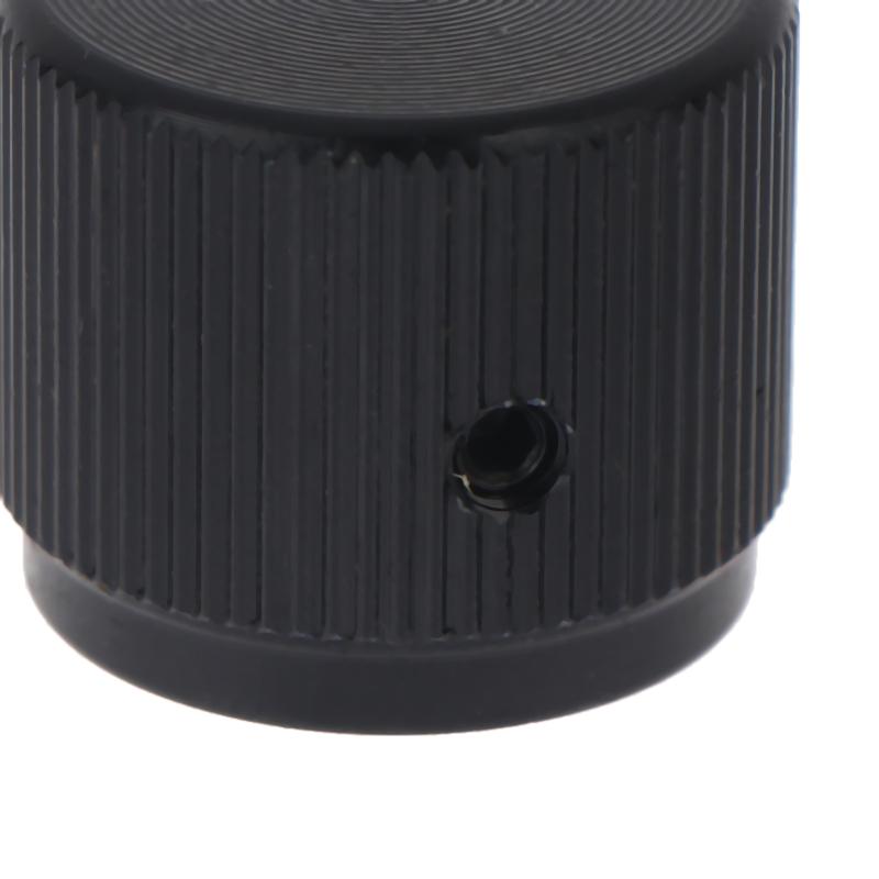 1/2Pcs Aluminum Half-Shaft Type Flat Top Adjustment Knob For Electric Bass 16Mm*19Mm*6.0Mm