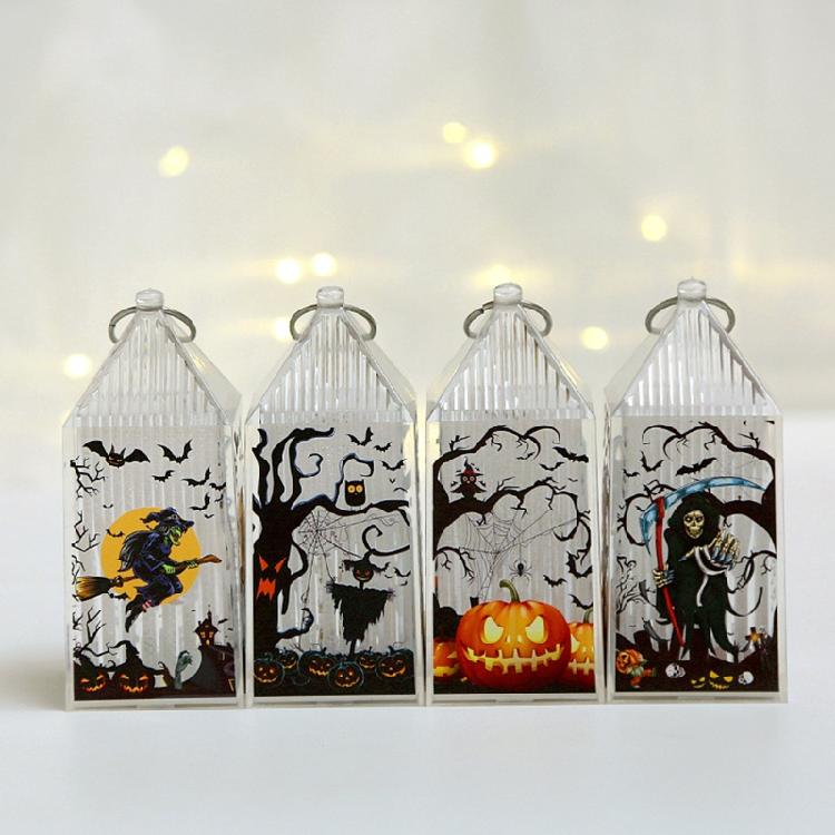 Halloween Lantern Night Light Party Supplies Indoor Outdoor Ornament Photo Props